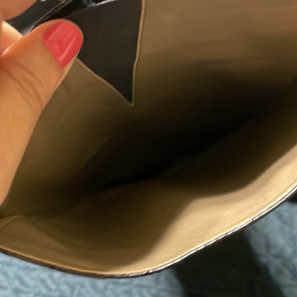 Gorgeous Versace tall platform boots!Black snakeskin!Worn once!Great condition! - Picture 10 of 10